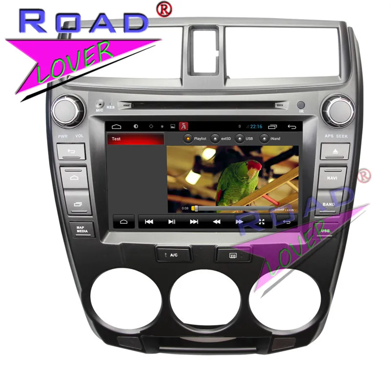  TOPNAVI 2G+32GB Android 6.0 Quad Core Car PC System DVD Player For Honda City 1.5L 2008-2012 Stereo