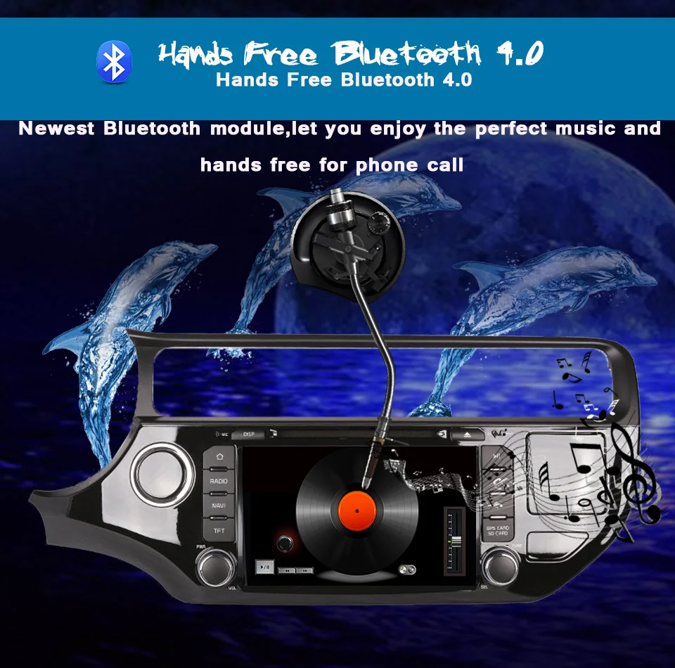 Discount Android 9.0 RAM 4GB 2 DIN 1024*600 For KIA Rio K3 2015 2016 2017 2018 Car DVD Player Navigation GPS 3/4G Radio Tape Recorder 6