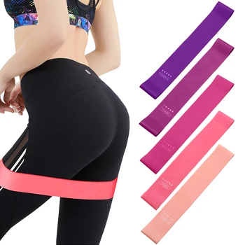 5Pcs/Set Elastic Bands For Fitness Gum Resistance Bands Yoga Workout Sport Elastic Bands Rubber Training Exercise Equipments 5