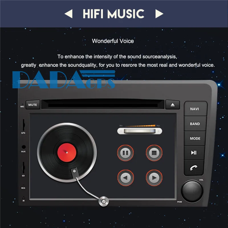 Cheap 2 DIN Android 7.1 Car Radio DVD Player GPS Navigation for VOLVO S60 V70 XC70 2000-2004 Car Stereo Headunit Multimedia Audio Auto 10
