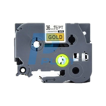 

1PCS PUTY 36mm Black On Gold TZe-861 tz861 TZ-861 label tape compatible for Brother PT550 PT-P900 PT-D800W Ptouch label printer