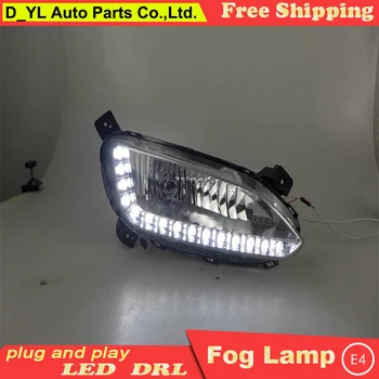 

D_YL Car Styling DRL For Hyundai Santa ix45 Third generation 2013-2015 Daytime running lights High quality
