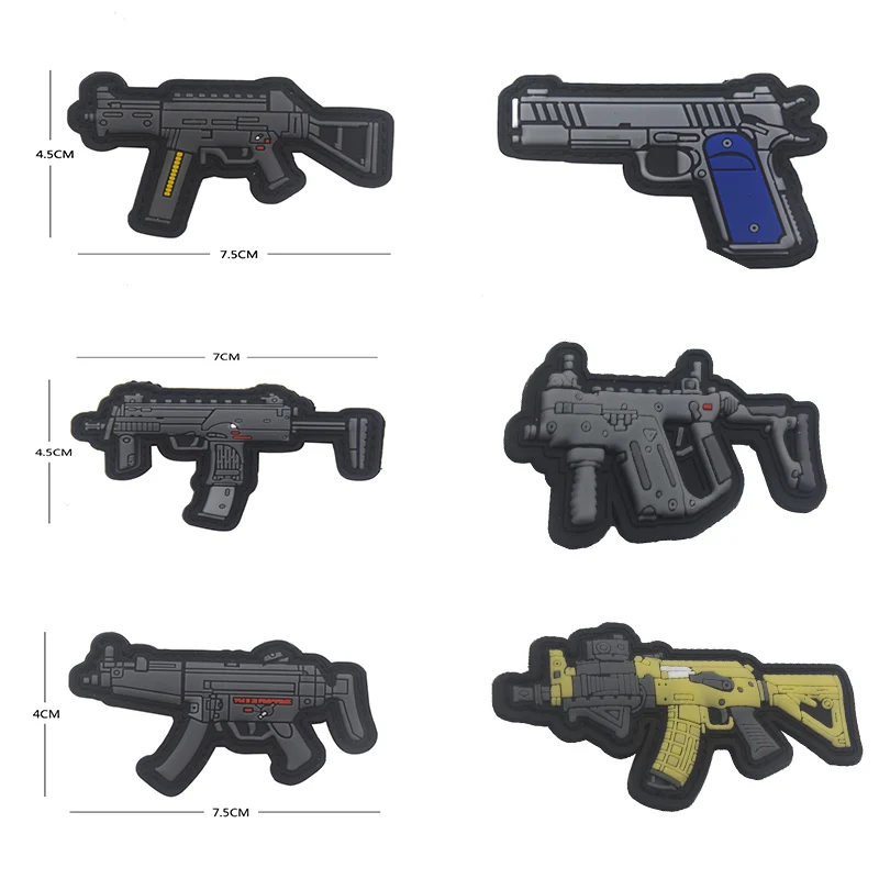 

3D Label Weapon Hook&Loop Fasteners Armband Plastic Rubber Camouflage Morale Stickers Acrylic Badges Backpack Design Badge