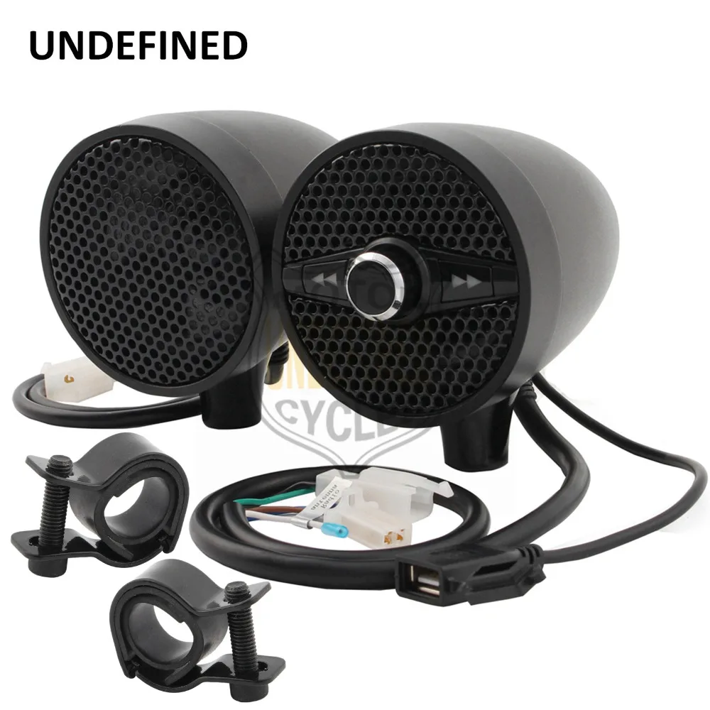 

2018 Super Music Audio Player FM Bluetooth Motorcycle Speakers Sound System Waterproof portable Stereo for Cruiser ATV Motos