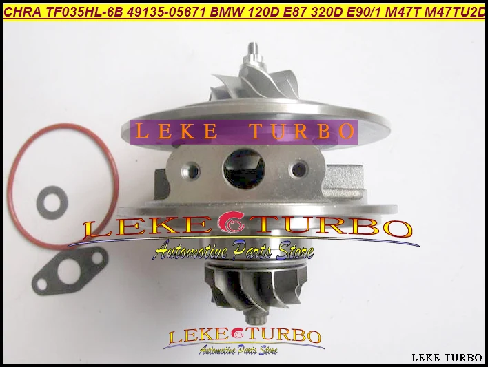 Turbo cartridge chra Core TF035HL 49135-05671 49135-05670 49135-05620 For BMW 120D E87 320D E90 E91 03-06 M47TU M47TU2D20 2.0L