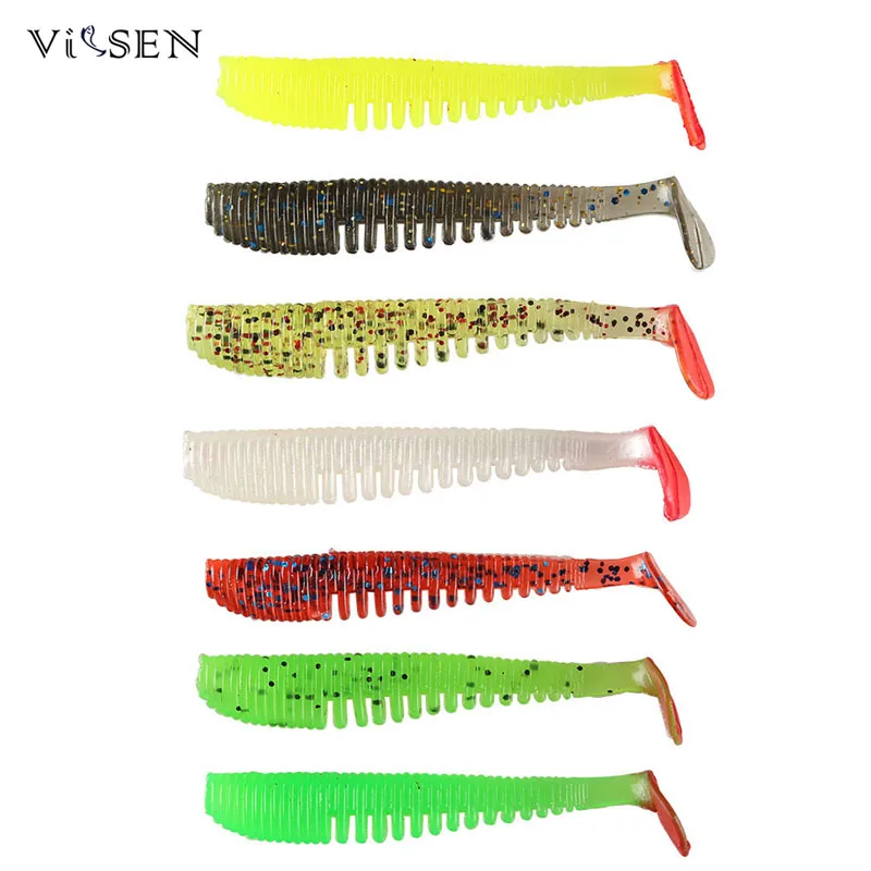 Vissen Pesca искусственный 8 шт./пакет 8g/2 4 см мягкие приманки T Шад свимбейт в форме