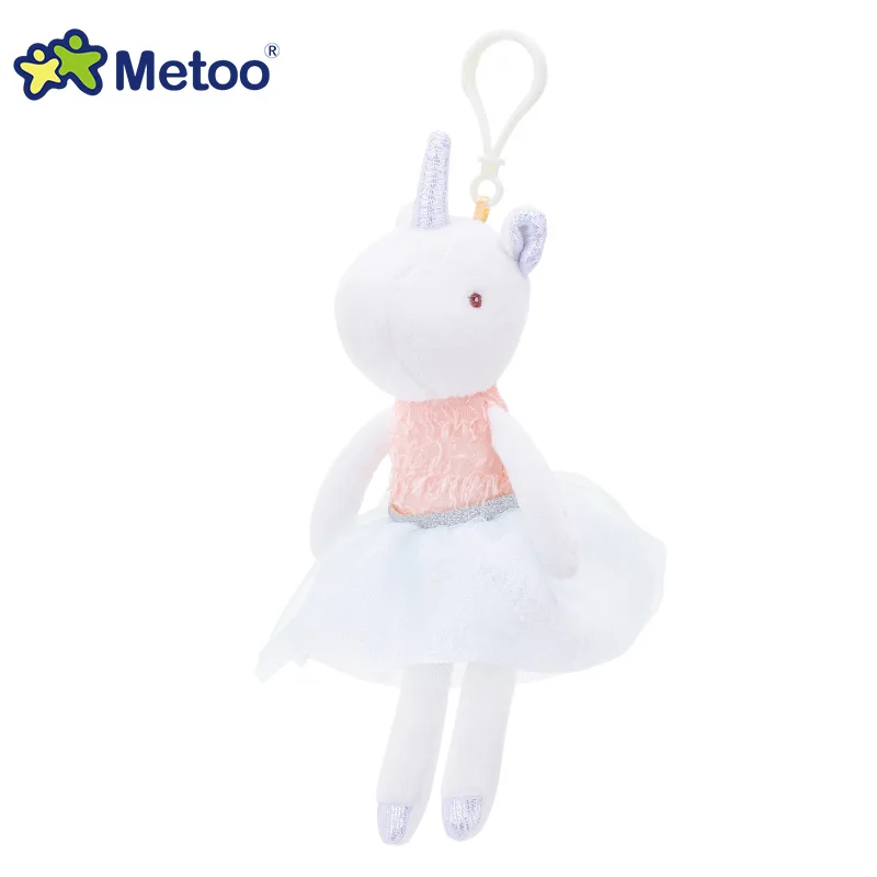 Кукла Metoo, мягкие игрушки для девочек, детская мини-подвеска, милый плюшевый кролик, мягкие Мультяшные животные для детей, подарок на Рождество, день рождения - Цвет: 1463-4