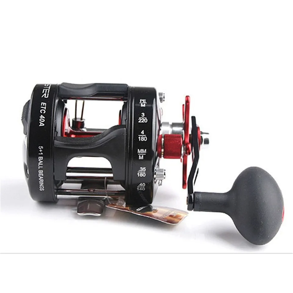 Left Handed!! Full Metal Boat Fishing Reels Drum Fish Wheel Sea Beach