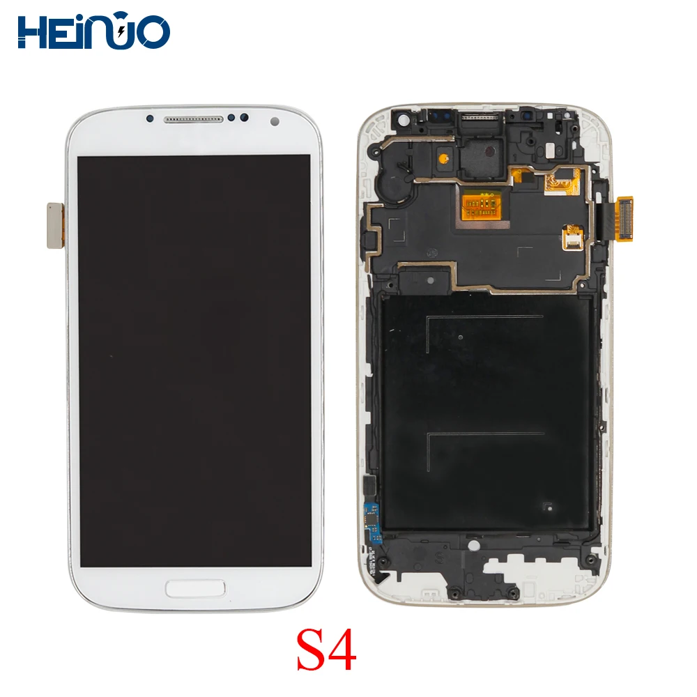

For Samsung S4 GT-i9505 i9500 i9505 i9506 i9515 i337 LCD Display touch Screen Panel Digitizer+frame Assembly repair Tela parts