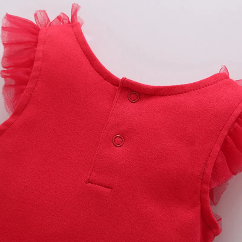 1Pcs Newborn Toddler Baby Girls Clothes Full moon 1year birthday Party Baby Girl Princess Dresses Christmas Baby Girl Clothing14