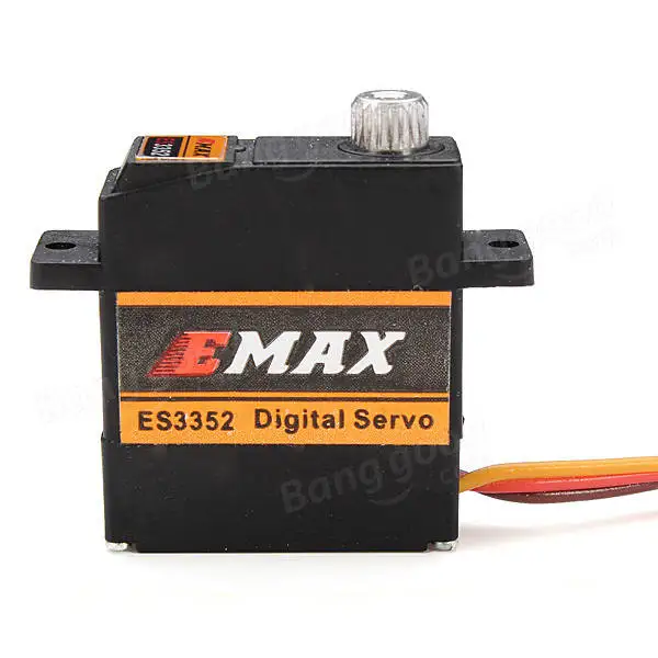 6X EMAX ES3352 12 4g мини металлическая передача цифровая сервопривод для RC самолета|digital