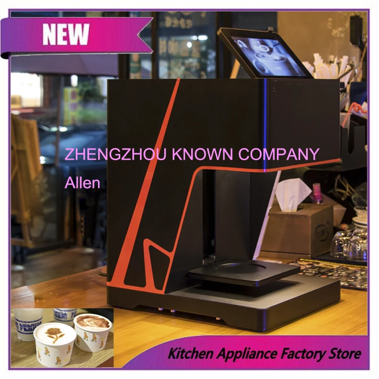 

digital coffee printer latte art 3d coffee printer machine price