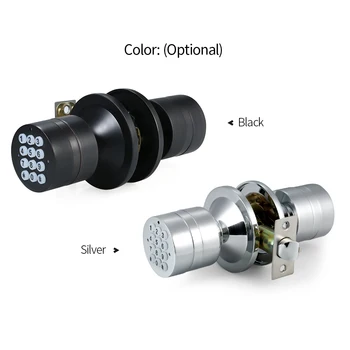 

Digital Door Lock Keyless Keypad Door Coded Lock Smart Digital Room Combination Door Lock Privacy Voice Prompt Reset Function