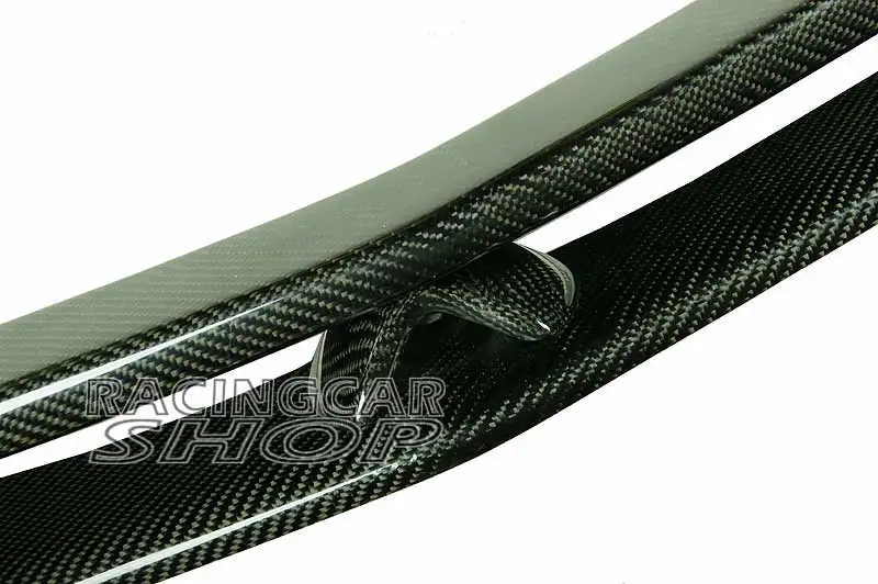 C Style 3PCS Real Carbon fiber FRONT SPOILER For MERCEDES BENZ W204 C63 AMG Sport Front Bumper 2008-2012