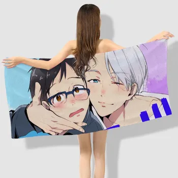 

Anime Manga YURI!!! on ICE Bath owels Beach Towel 001