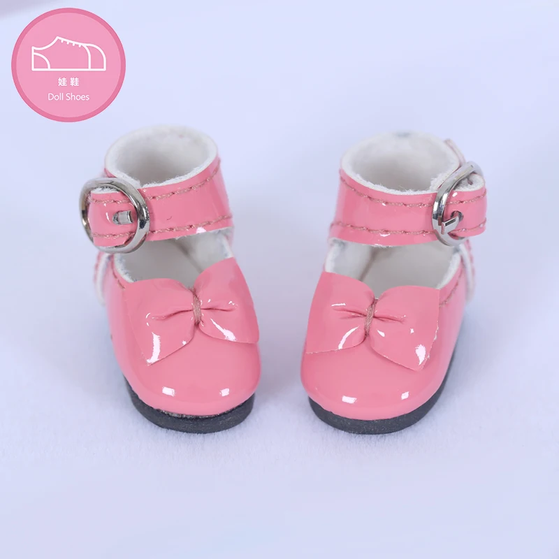 Shoes For BJD Doll 1/8 leather shoesMini Shoes For lati YOSD pukipuki BJD Dolls WX8-41 Length 2.9cm width 1.2cm Doll Accessories