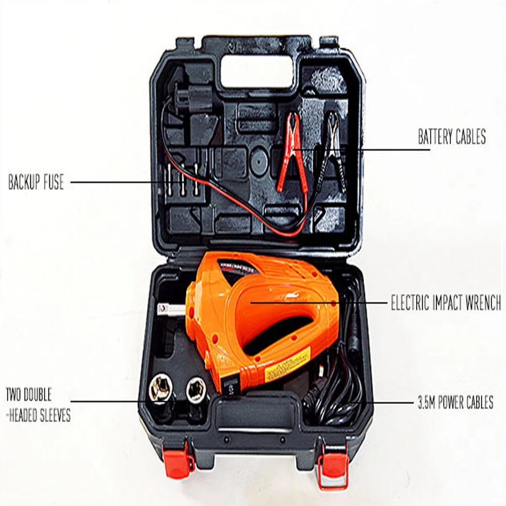 £35.29 Mr Cartool 12v Electric Impact Wrench 12 480nM Car