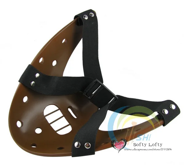 Silence of the Lambs Scary Horror Killer Masks - Brown 3