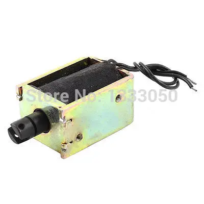 

24V 0.68A 4mm Stroke 200g Force Open Frame DC Pull Type Solenoid Electromagnet