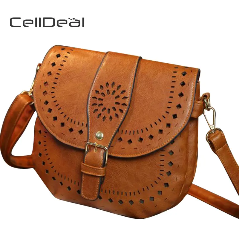 CellDeal Высокое качество Женская Повседневная кожаная сумка портфель легкая через