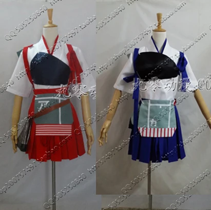 Kantai collection Kaga/Akagi Косплей Костюм с перчатками 11 |