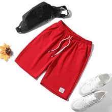 Новые повседневные шорты до колена Мужские модные прямые мужские свободные шорты больших размеров повседневные спортивные шорты для бега мужские