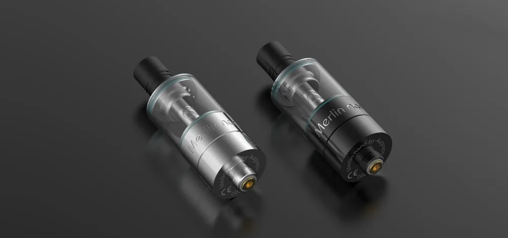 Augvape Merlin Nano MTL RTA атомайзер 18 мм 2 мл и 3,5 мл регулируемый поток воздуха Нижняя заправка системы Peek камера электронная сигарета