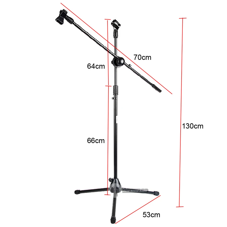 Регулируемый напольный штатив ручной держатель для микрофона Boom Mic Клип зажим для ударного крепления для аудиотехника AE3300 Studio Singer