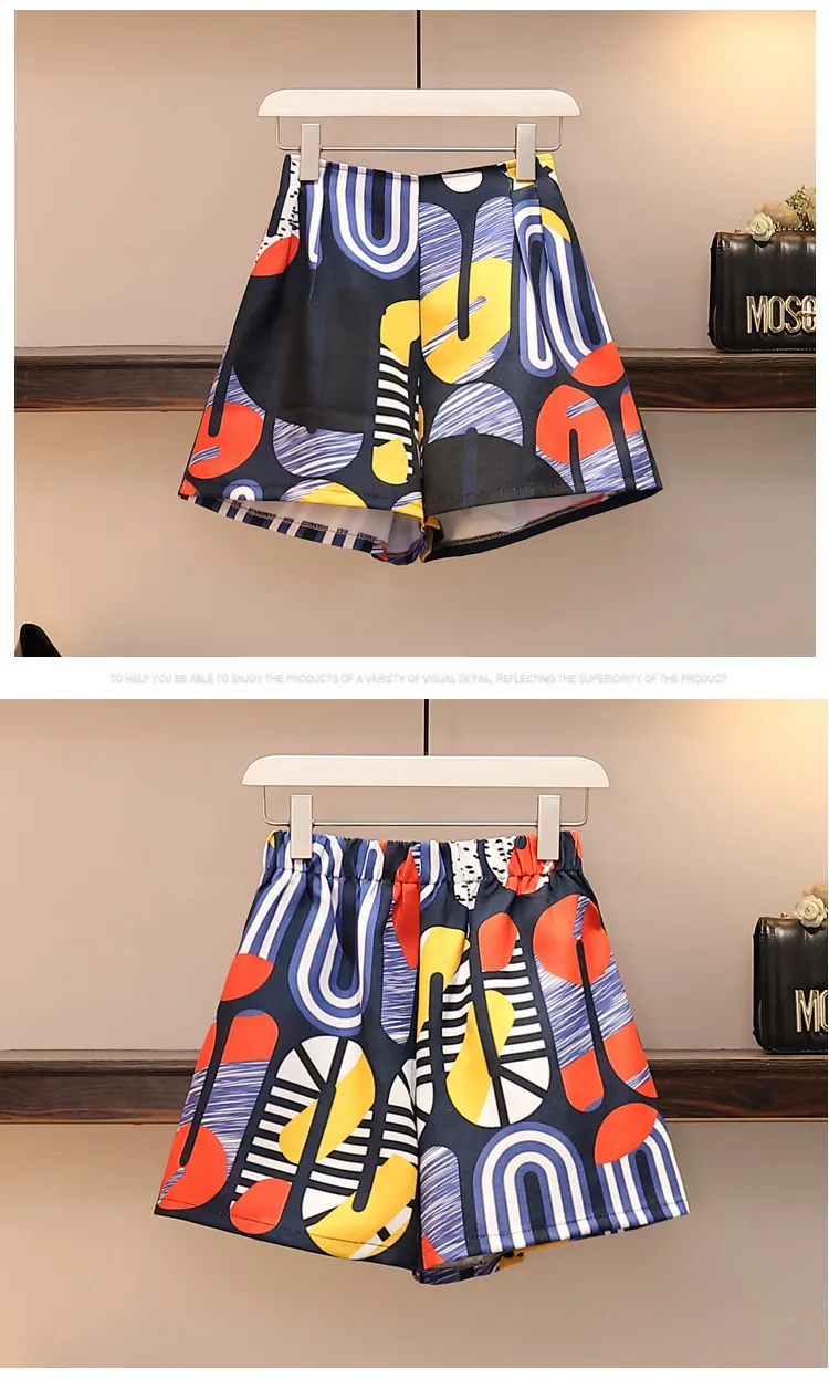 Trytree/2019 летний женский костюм из двух предметов, модный топ с камуфляжным принтом + юбки/шорты, повседневный костюм с эластичной резинкой на