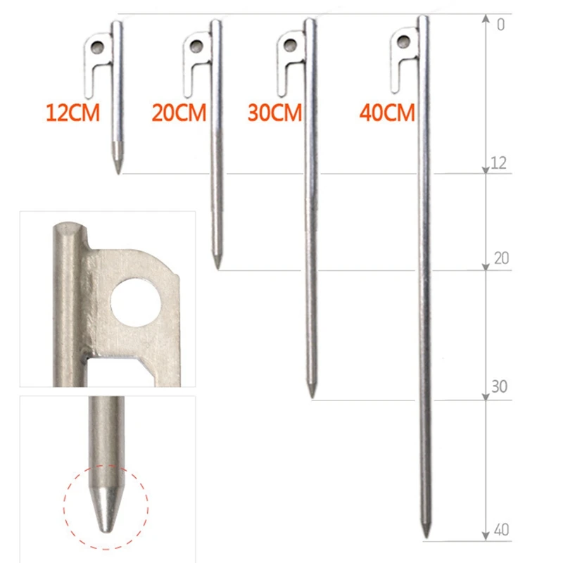 Из титана для палатки Peg V Форма титановый шип ветрозащитный Открытый Кемпинг из титана для палатки ногтей аксессуары из титана для палатки кол