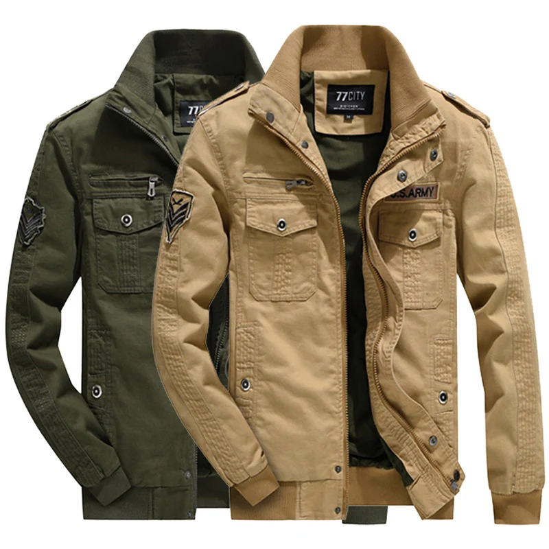 Bomber Military jacket Casual Mens Jackets Military Aviator tactical Men Flight Coats Men Flight Air Force Clothes Jacket Coats Bomber Military jacket Casual Mens Jackets Military Aviator tactical Men Flight Coats Men Flight Air Force Clothes Jacket Coats