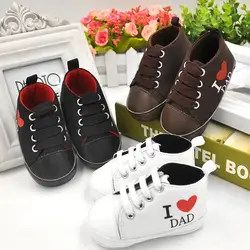 Классические спортивные удобные детские туфли для мальчиков и девочек первая ходьба Малыш обувь для новорожденных мягкая подошва