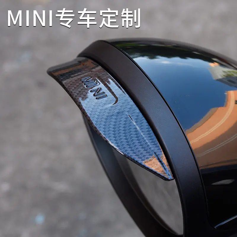 Plastic material UV Protected carbon look Style Awning shelters for Mini cooper F54 F55 F60 Countryman R60