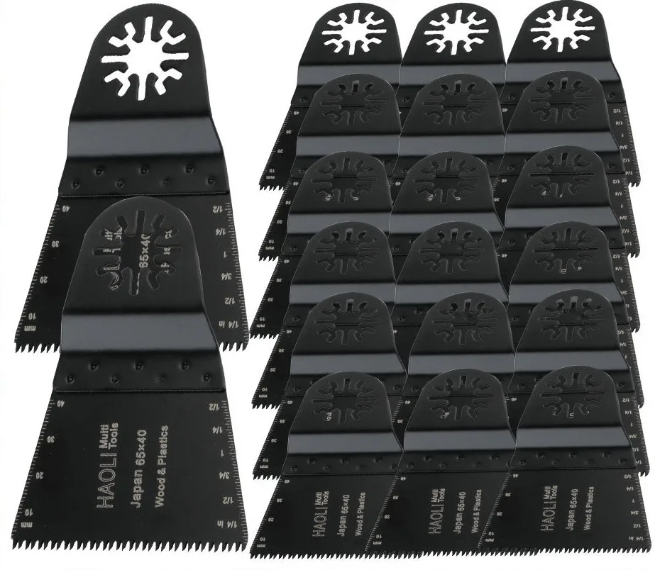 

20 pcs 65mm precision Oscillating Tool Saw Blades Accessories suitable for Multimaster electric tools as Fein,TCH,Dremel etc