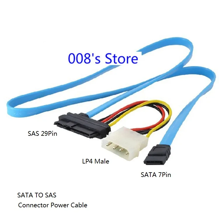 New Power Cable Adapter Converter 1pcs For Hard Disk Drive 7 Pin SATA