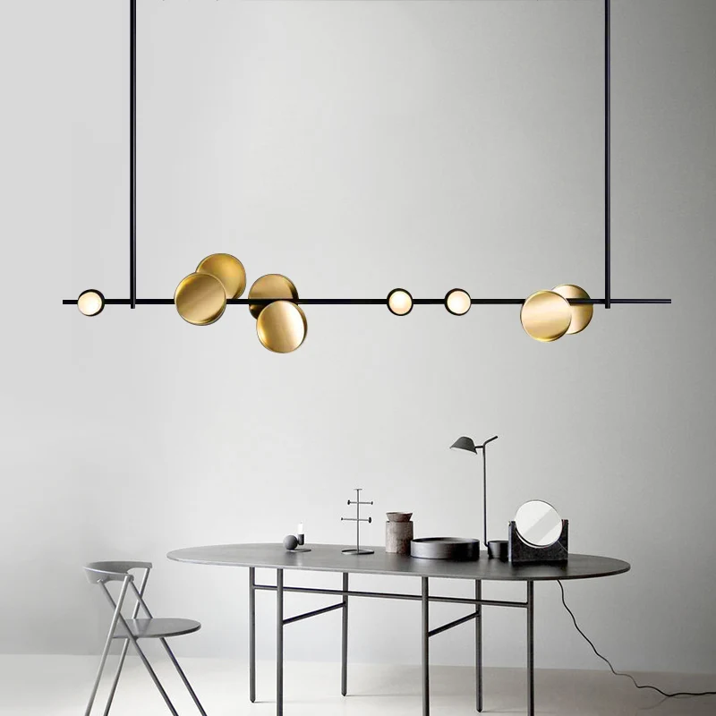 

Modern nordic design lamp pendant Lights lighting Fixtures gold bedroom iron LED Pendant Light kitchen Ac90-260new dinner room