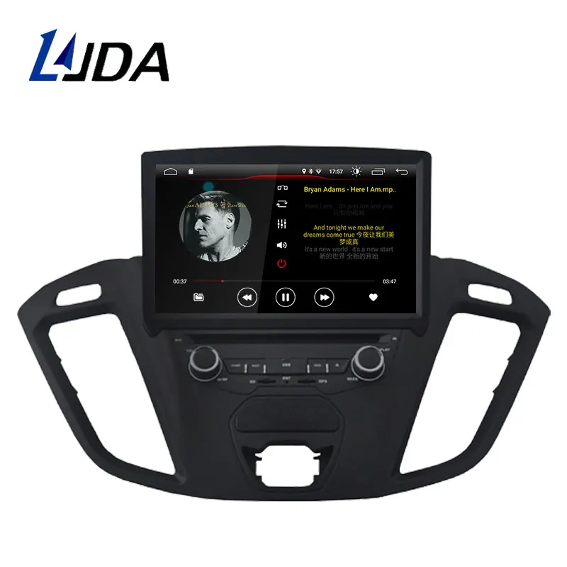 Cheap LJDA Android 9.1 Car DVD Player For FORD TOURNEO GPS Navigation 2 Din Car Radio Multimedia WIFI Stereo IPS Headunit Unit RDS 2