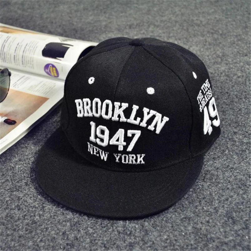 Baseball Caps Women's Men's Fashion Embroidery Snapback Adjustable Summer Casual Outdoor Hip Hop Flat Hat F#J14 (6)