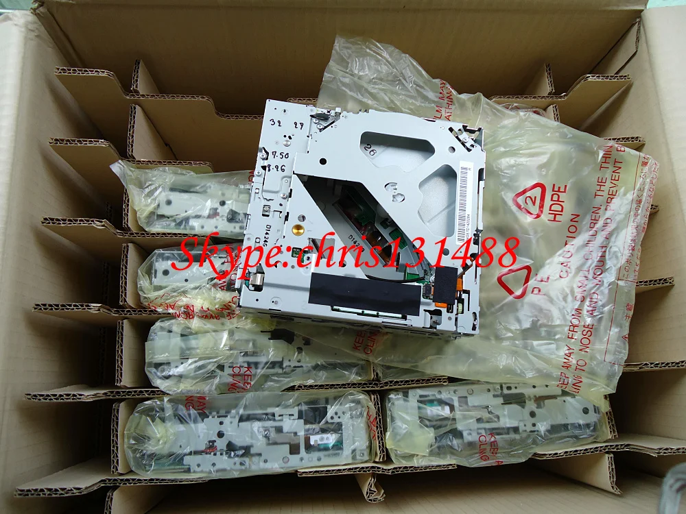 Perfect New Matsushita 6 CD/DVD changer mechanism 19Pin connector for Mercedes COMAND APS NTG3 Backer Harma W221 W204 Navigation GPS 3