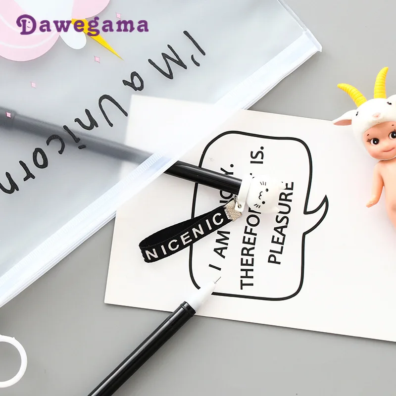 Dawegama Единорог Карандаш Чехол школьные милые офисные принадлежности
