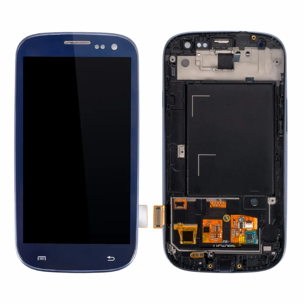

3Pcs/Lot For Samsung Galaxy S3 i9300 i93005 LCD Screen Replacement with Frame LCD Display Touchscreen Assembly 100% Tested AAA