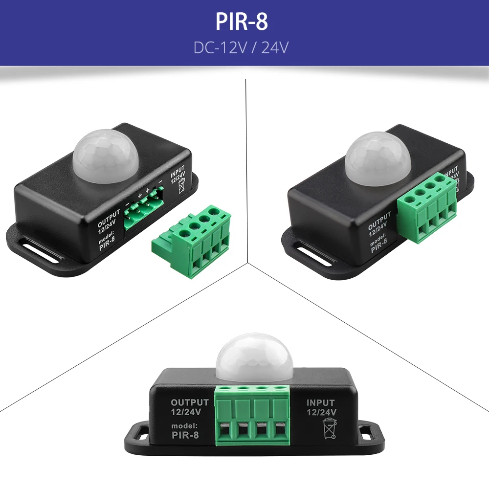 PIR Motion Sensor Light Switch with Free Welding Accessories