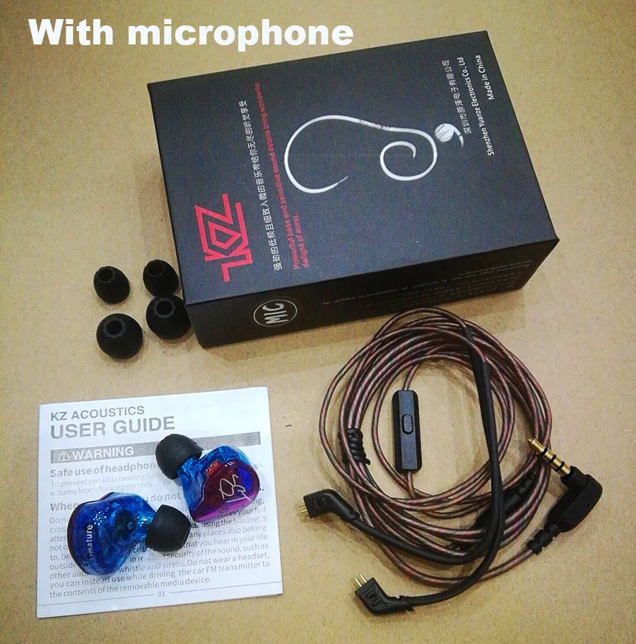 KZ ZST PRO Dual Driver Earphone Detachable Cable In Ear Audio Monitors HiFi Music Earbuds for