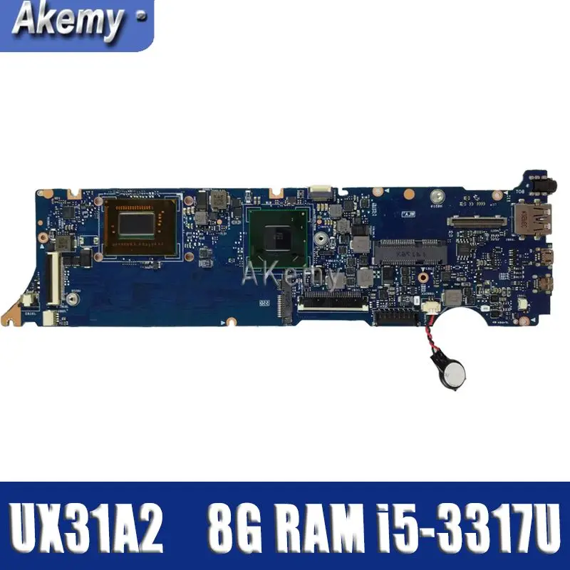 Материнская плата для ноутбука Amazoon UX31A2 For Asus UX31A UX31 тестовая оригинальная