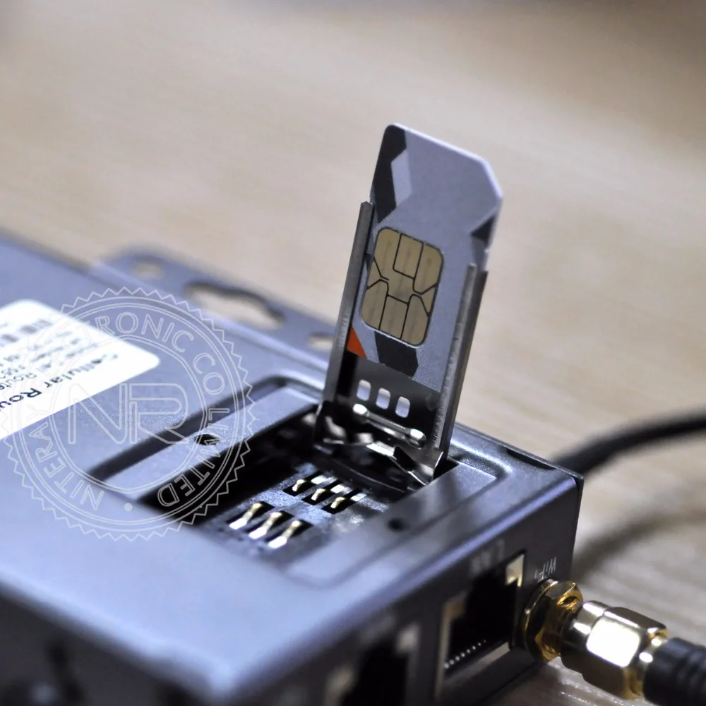 Промышленный целлюлярный Wi Fi роутер 4G FDD LTE беспроводной со слотом для одной SIM