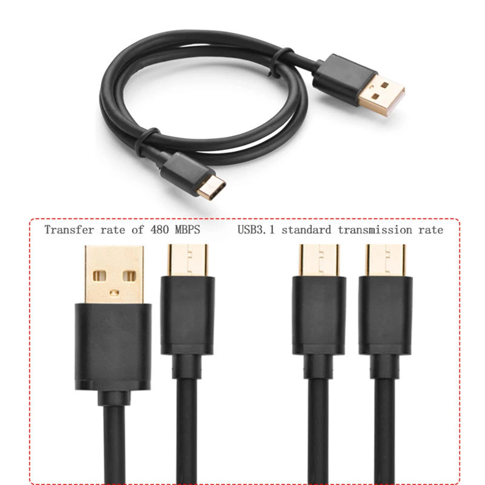 Кабель USB 100 типа C для быстрой зарядки и передачи данных 3 1 Мбит/с 480 см|USB-гаджеты| |