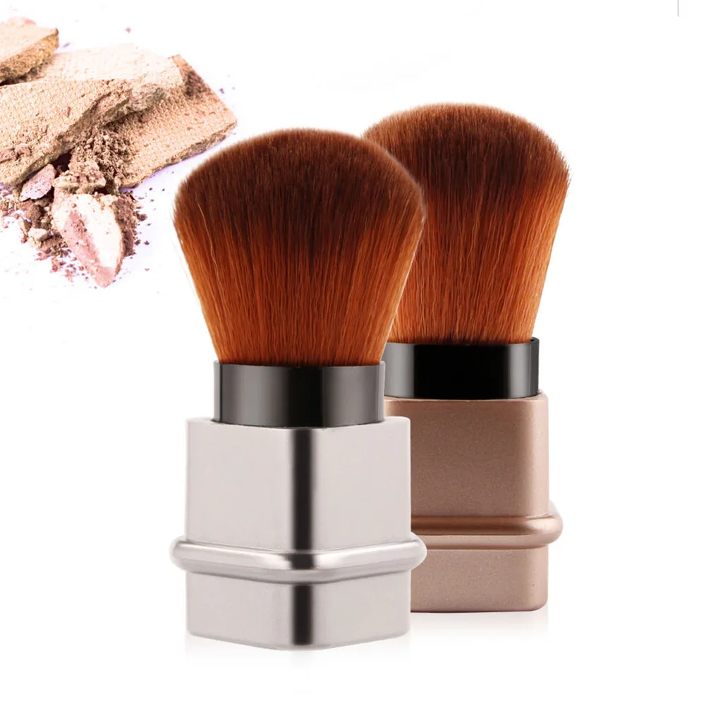 Retractable Single Makeup Brush High Quality Upscale Tools Professional Kabuki Loose Powder Blush | Красота и здоровье