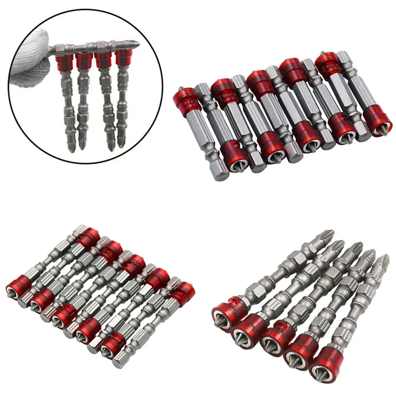 

65mm Magnetic Cross Electric Drill Screwdriver Bit with Single and Double Head