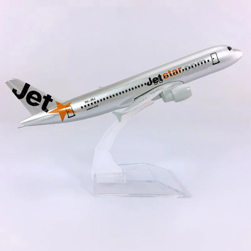 16 см 1:400 масштаб Airbus A320 200 модель JETSTAR авиакомпания с базовым сплавом самолет