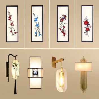 

Retro Lamp Led Chinese Style Wall Lamp Kitchen Dining&bar Living Room Study TV Wall Lights Decorative Lamps Luminaria Decoration